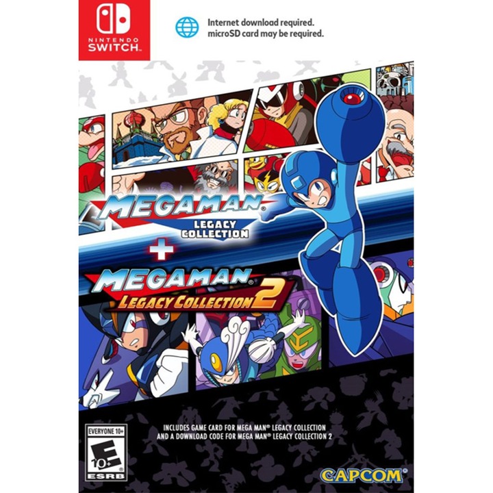 Игра Mega Man Legacy Collection 1 + 2 - Nintendo Switch