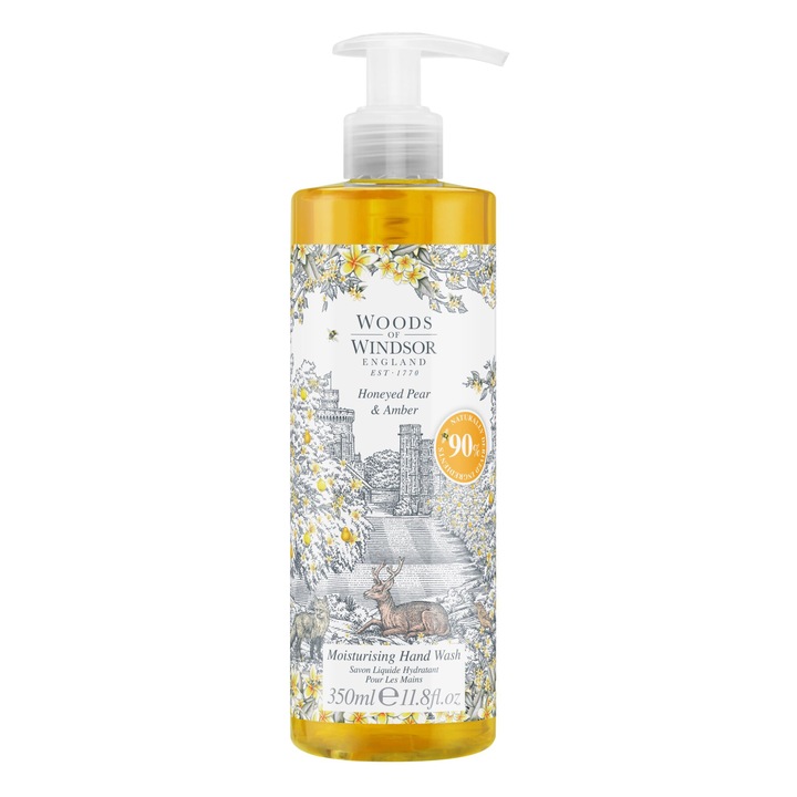 Течен сапун Woods of Windsor Круша и Амбър, 350ml