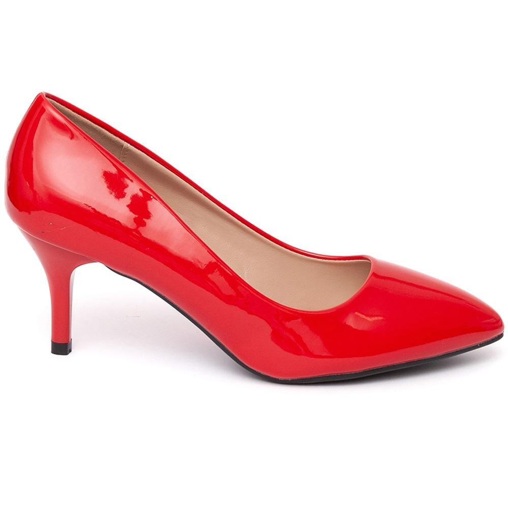 Pantofi dama Yesenia, Rosu, Rosu