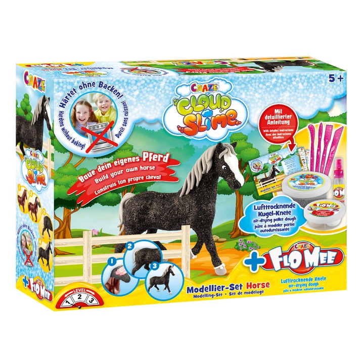 Set creatie Craze - Slime si plastilina, calut