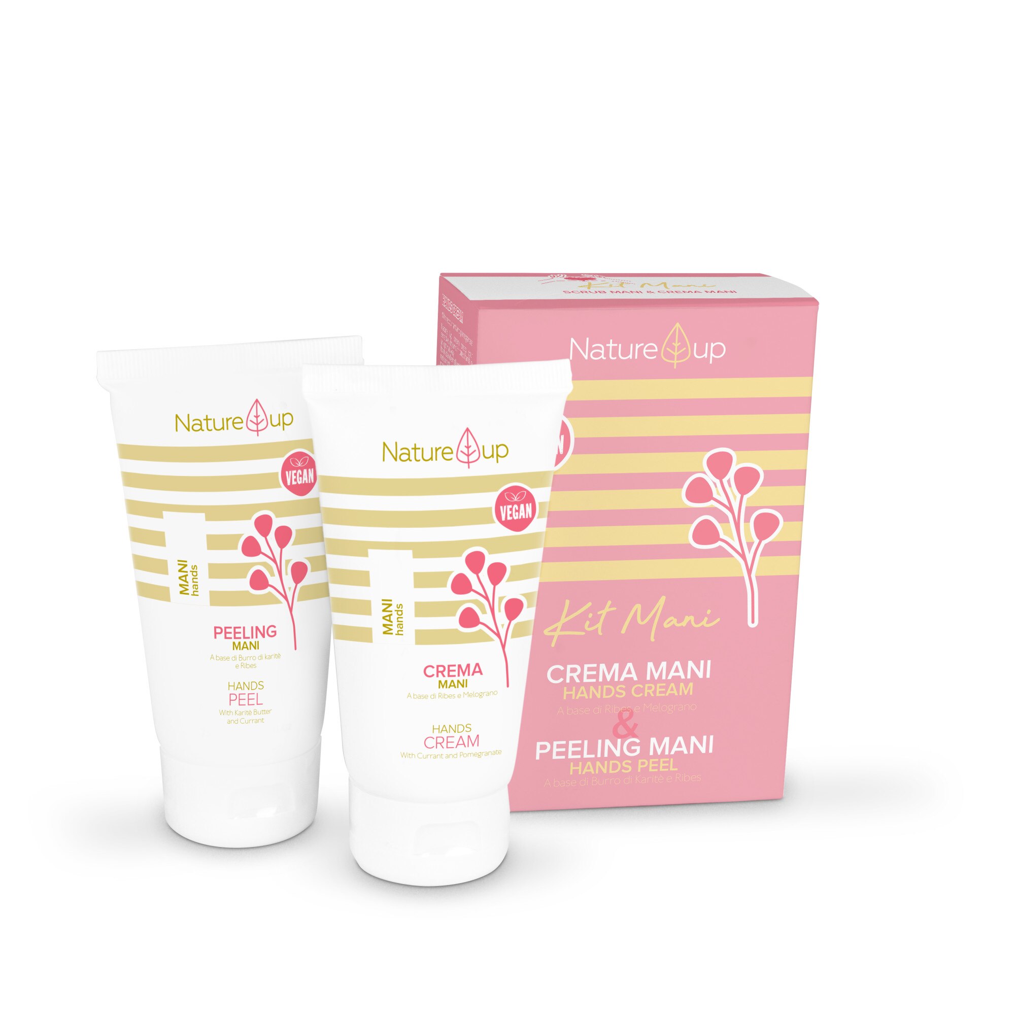 Kit pentru ingrijirea mainilor, Nature Up, natural, 150 ml