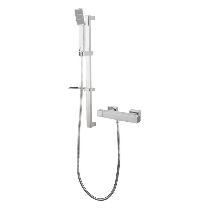 Set dus reglabil Cooke&Lewis, Siony, termostat, suport sapun, cromat