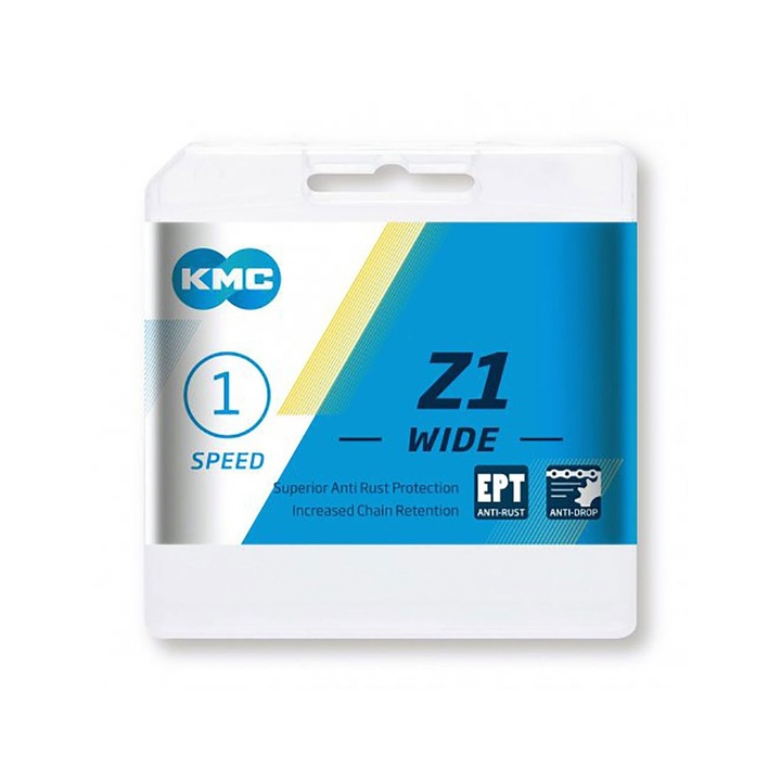 Верига KMC Z1 Wide EPT SingleSpeed 112 Zale
