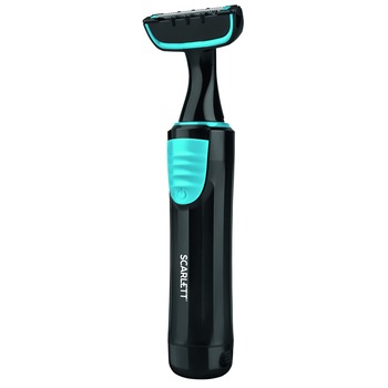 Aparat de tuns pentru barba si mustata, Scarlett SC-TR310M50, Baterii, 2 piepteni, Negru/Albastru Aparat de tuns pentru barba si mustata, Scarlett SC-TR310M50, Baterii, 2 piepteni, Negru/Albastru