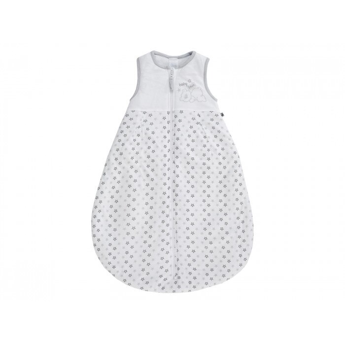 Sac de dormit, gros, Tencel, Alb cu stelute, marime 50-56, 0-1 luni