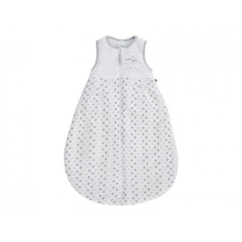 Sac de dormit, gros, Tencel, Alb cu stelute, marime 50-56, 0-1 luni Sac de dormit, gros, Tencel, Alb cu stelute, marime 50-56, 0-1 luni