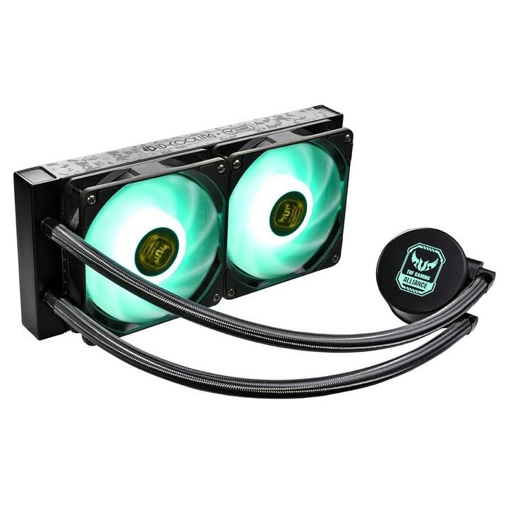 Cooler procesor ID-Cooling Auraflow X 240 TUF Gaming Alliance RGB, compatibil AMD/Intel