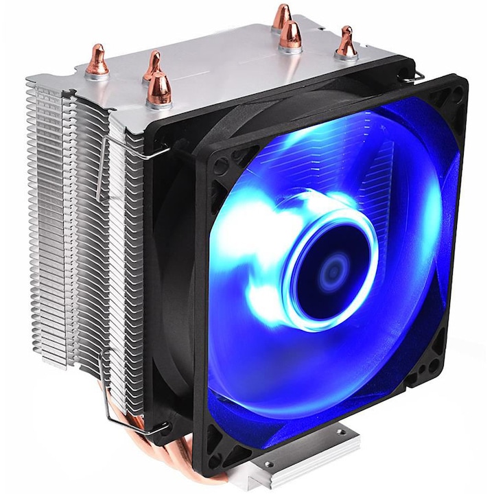 Cooler procesor ID-Cooling SE-913-B Blue, compatibil AMD/Intel