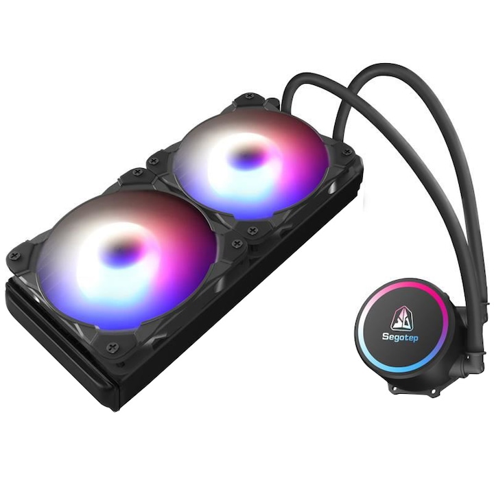 Cooler Procesor Thermaltake TTH240 ARGB Sync AIO, compatibil AMD/Intel