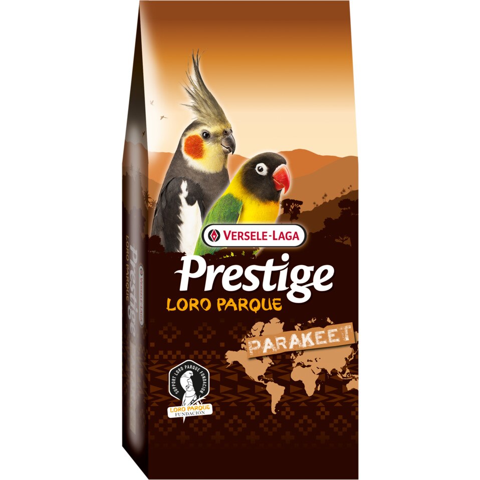 Hrana pentru papagali imbogatita cu peleti, Versele Laga Prestige Loro Parque African Parrot Mix, 15 kg