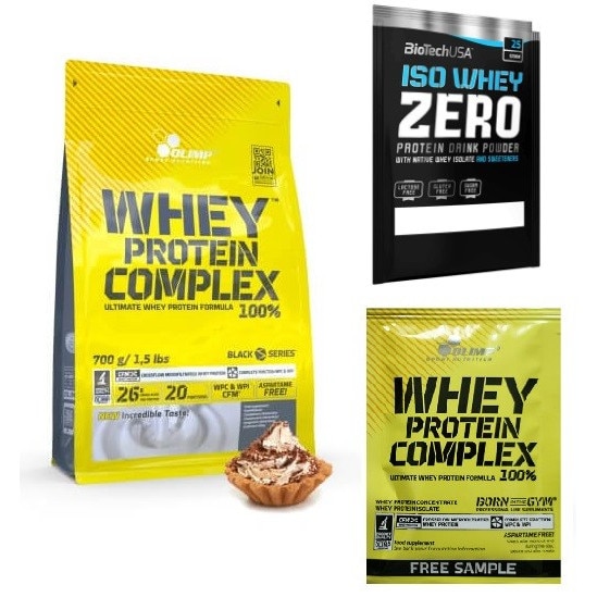 Whey Protein Concentrate WPC + Whey Protein Isolate WPI OLIMP WHEY PROTEIN COMPLEX 100% 700g Cookies & Cream