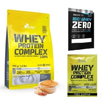 Whey Protein Concentrate WPC + Whey Protein Isolate WPI OLIMP WHEY PROTEIN COMPLEX 100% 700g Peanut Butter Whey Protein Concentrate WPC + Whey Protein Isolate WPI OLIMP WHEY PROTEIN COMPLEX 100% 700g Peanut Butter