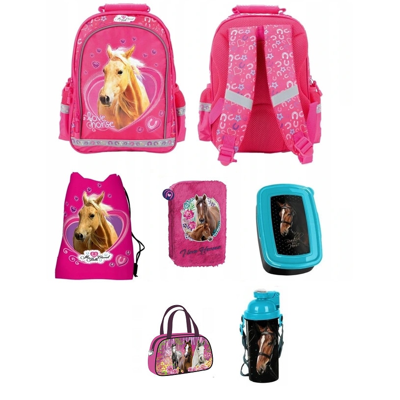 Set rucsac scoala, spiderman, penar, sac pentru pantofi, cutie pentru pranz, geanta de mana, muticolor