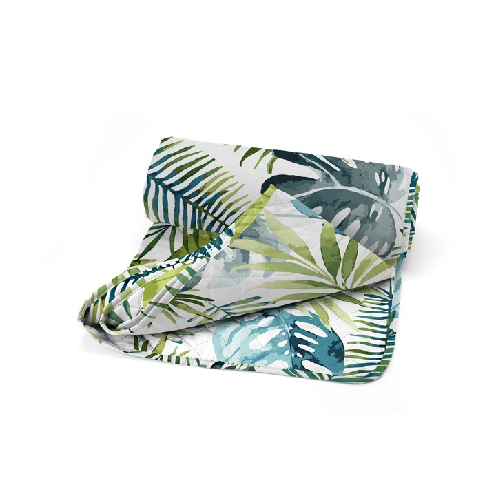 Cuvertura matlasata Alcam, 210x220 cm, Jungle
