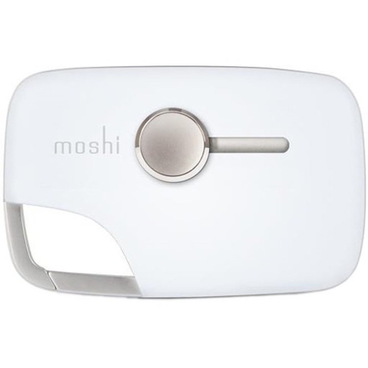 Moshi Xync with Lightning Connector - кабел тип ключодържател за Apple устройства с Lightning конектор (бял)