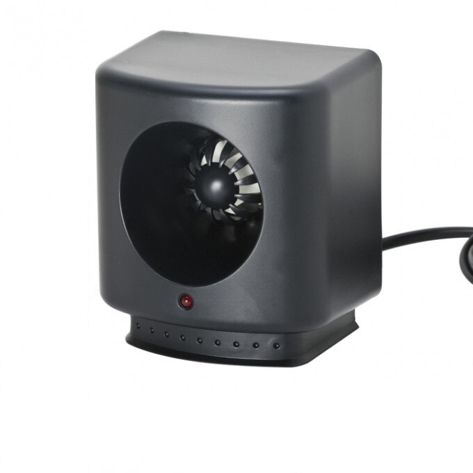 Aparat de combatere a rozatoarelor cu ultrasunete, Raza de actiune 50m², negru