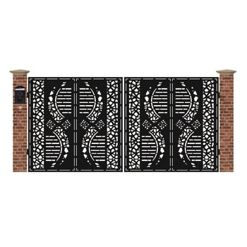 Poarta acces auto mare din tabla debitata cu plasma DOOR 3884x1940 mm Poarta acces auto mare din tabla debitata cu plasma DOOR 3884x1940 mm