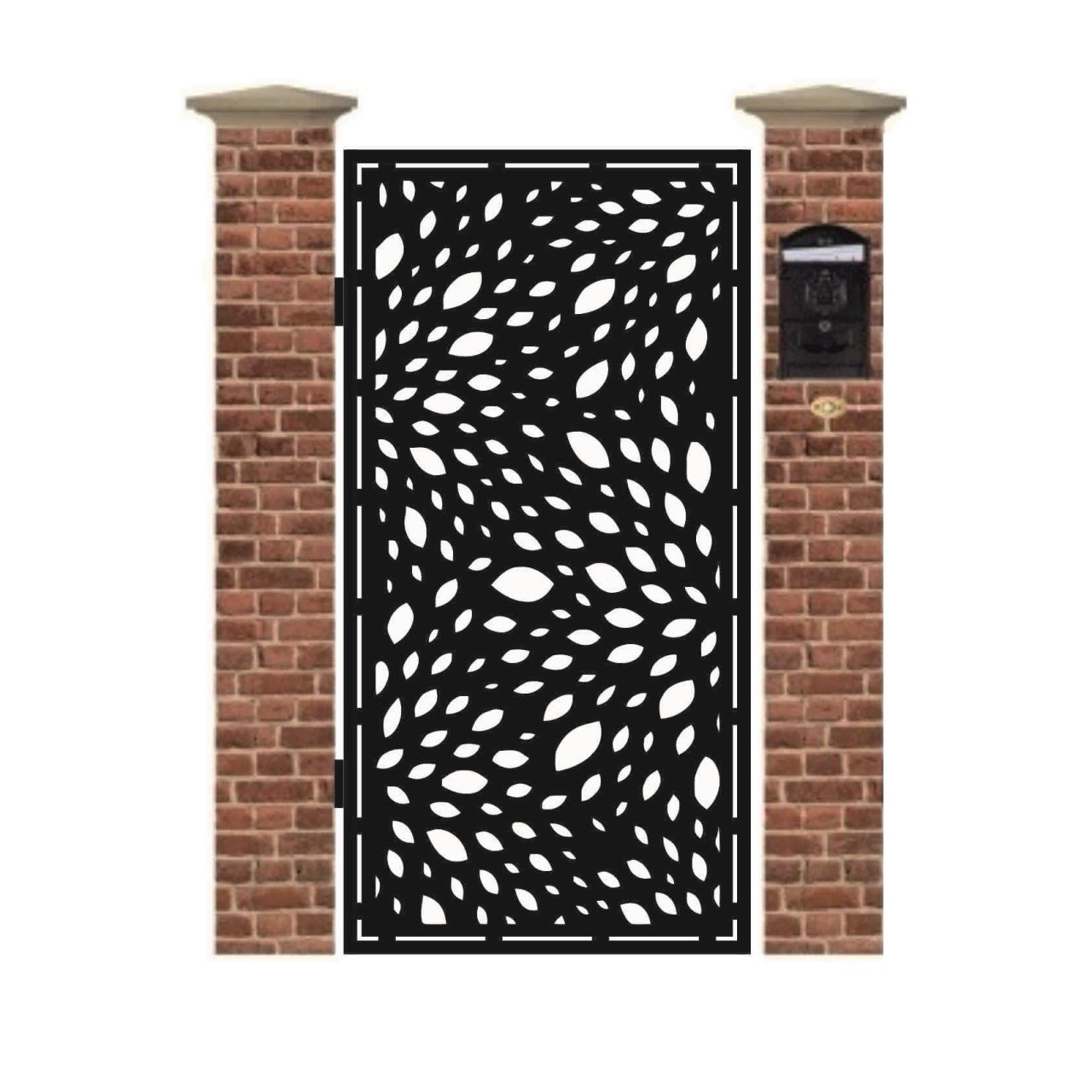 Poarta pietonala din tabla debitata cu plasma SEED 1940 x 990 mm