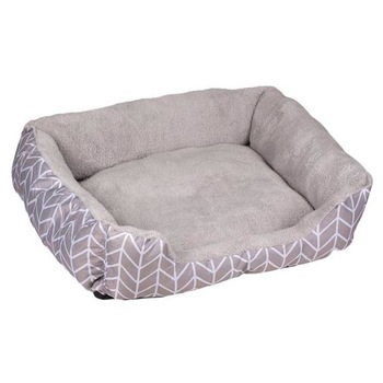 Culcus pentru caini Felis, Poliester, 75x60x25 cm, Material lavabil, Gri Culcus pentru caini Felis, Poliester, 75x60x25 cm, Material lavabil, Gri