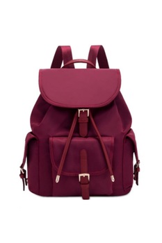 Rucsac de dama Jameson visiniu din material textil impermeabil perfect pentru scoala, vacanta, 33 x 27 x 14 cm Rucsac de dama Jameson visiniu din material textil impermeabil perfect pentru scoala, vacanta, 33 x 27 x 14 cm