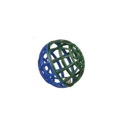 Minge cu clopotel pentru pasari Trixie, 4.5 cm, albastru/verde