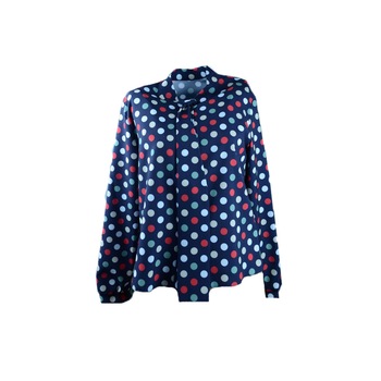 Camasa cu maneca lunga pentru fete Mini Junior BFN-2, Bleumarin, 128 cm Camasa cu maneca lunga pentru fete Mini Junior BFN-2, Bleumarin, 128 cm