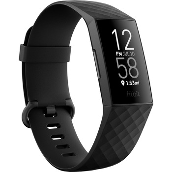Bratara fitness Fitbit Charge 4, Black Bratara fitness Fitbit Charge 4, Black