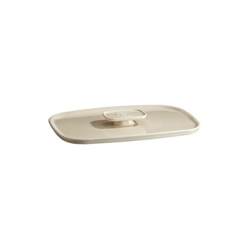 Capac pentru tava 9650, 24,5 x 18 cm, Clay - Emile Henry Capac pentru tava 9650, 24,5 x 18 cm, Clay - Emile Henry