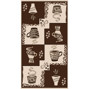 Covor pentru bucatarie, Natura 950-91, Bej/Maro, 80x150 cm, 1500 gr/mp Covor pentru bucatarie, Natura 950-91, Bej/Maro, 80x150 cm, 1500 gr/mp