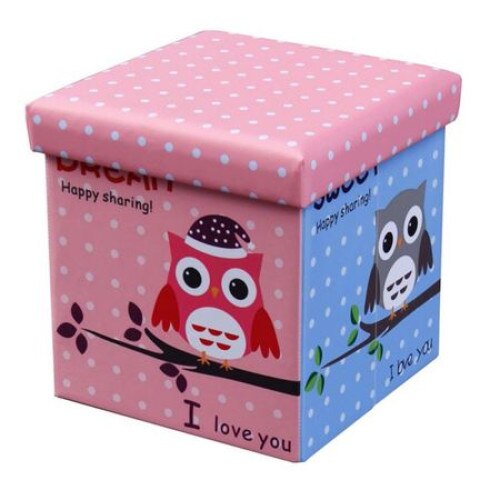 Taburet pliabil multicolor Bufnita Design