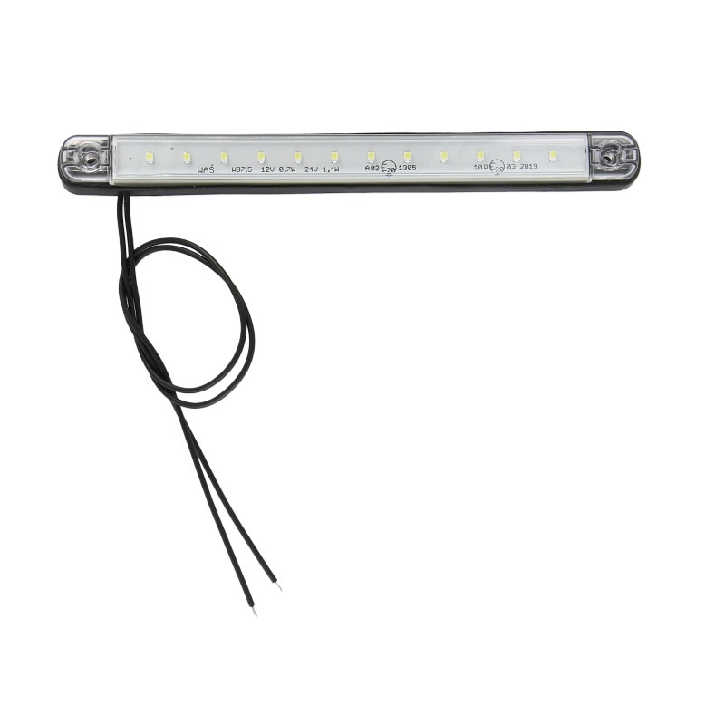 Lampa gabarit LED 722 W97.5, 12V /-/ 24V, Alb