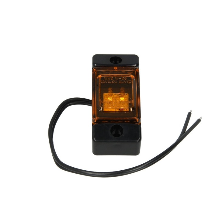 LED габаритна лампа 278 W60, 12V /-/ 24V, оранжева