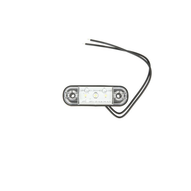 Lampa gabarit LED 710 W97.1, 12V /-/ 24V, Alb
