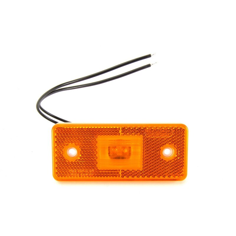 Lampa gabarit LED 101P W17D, 12V /-/ 24V, Portocaliu
