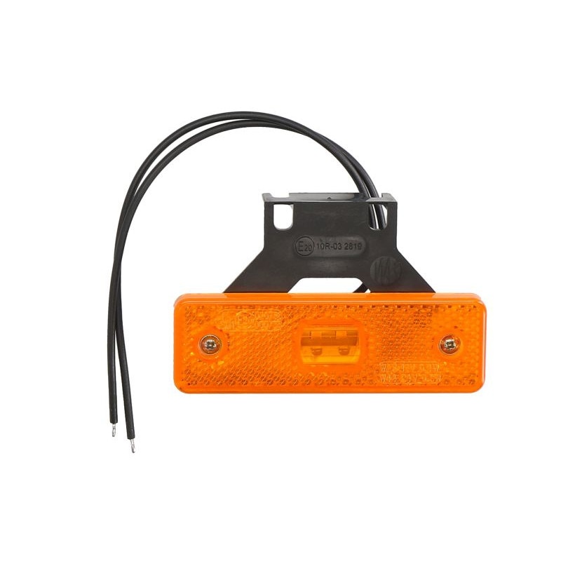 Lampa gabarit LED 217Z W44, 12V /-/ 24V, Portocaliu