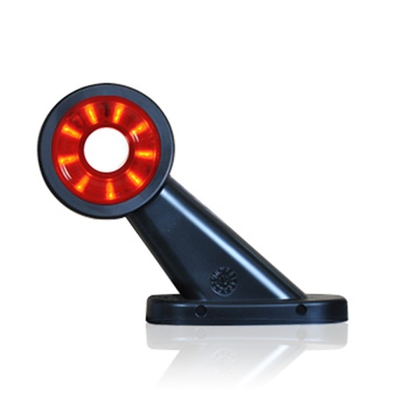 Lampa gabarit LED 510BCP W21.7WW, 12V /-/ 24V, Alb, Rosu
