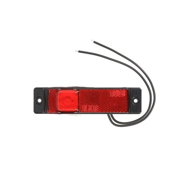 Lampa gabarit LED 221 W45, 12V /-/ 24V, Rosu Lampa gabarit LED 221 W45, 12V /-/ 24V, Rosu