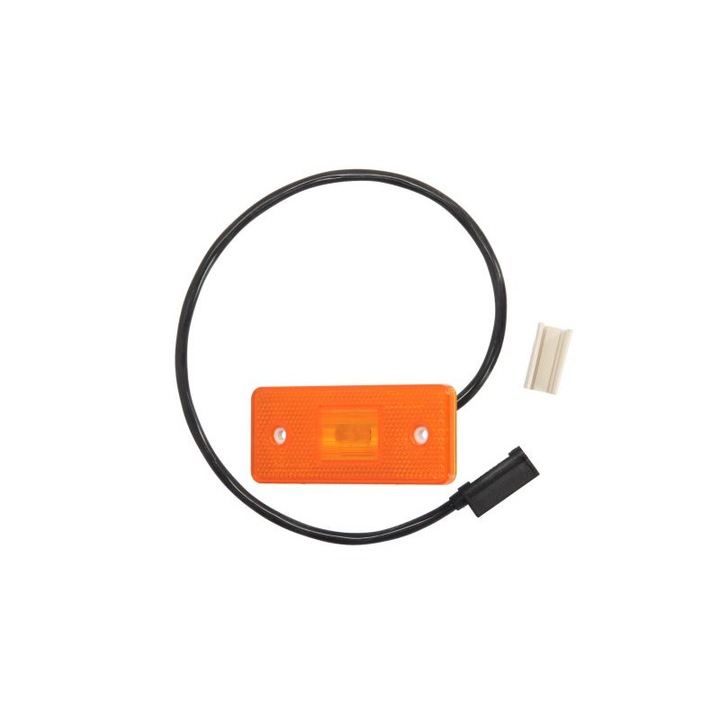 LED габаритна лампа 101PJ W17D, 12V /-/ 24V, оранжева