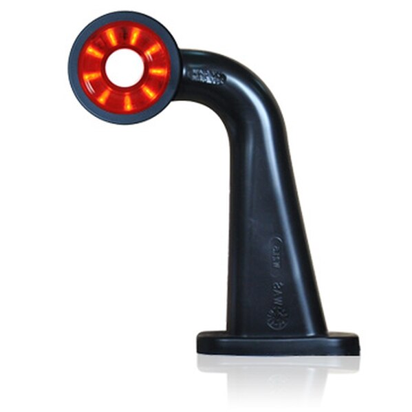 Lampa gabarit LED 508BCP W21.5WW, 12V /-/ 24V, Rosu