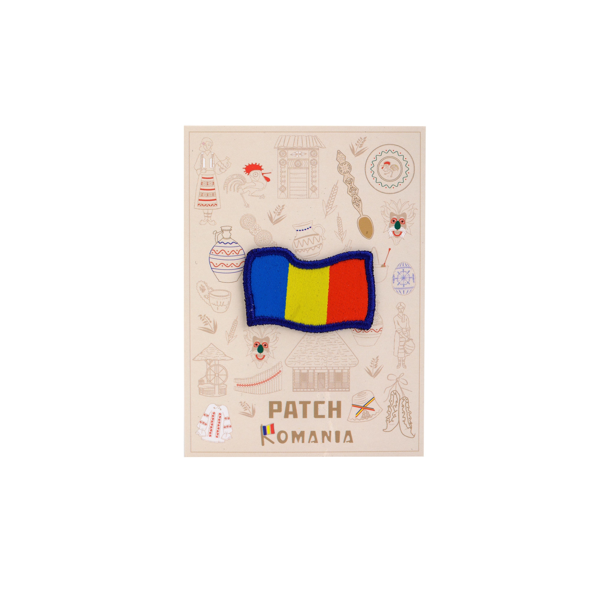 Ecuson textil, Magnetella, Tricolorul Romaniei, multicolor