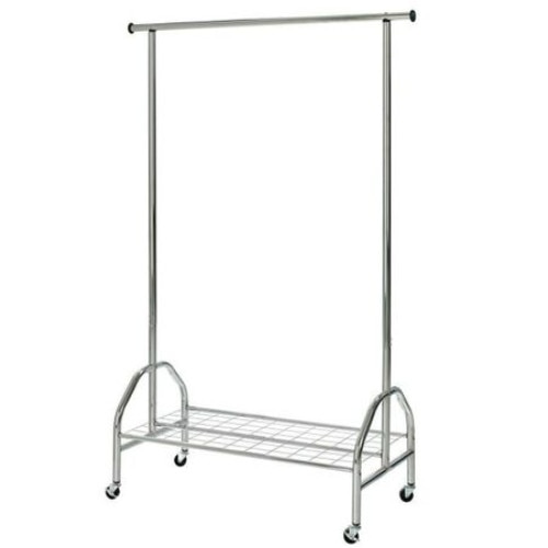 Suport pentru umerase argintiu cu suport de pantofi AX 29