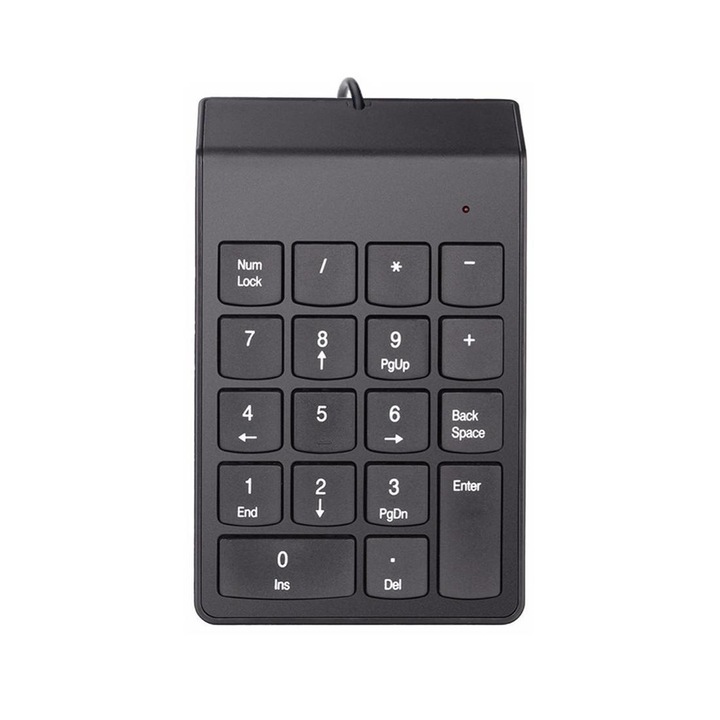 Mini tastatura, NumPad, USB, Negru