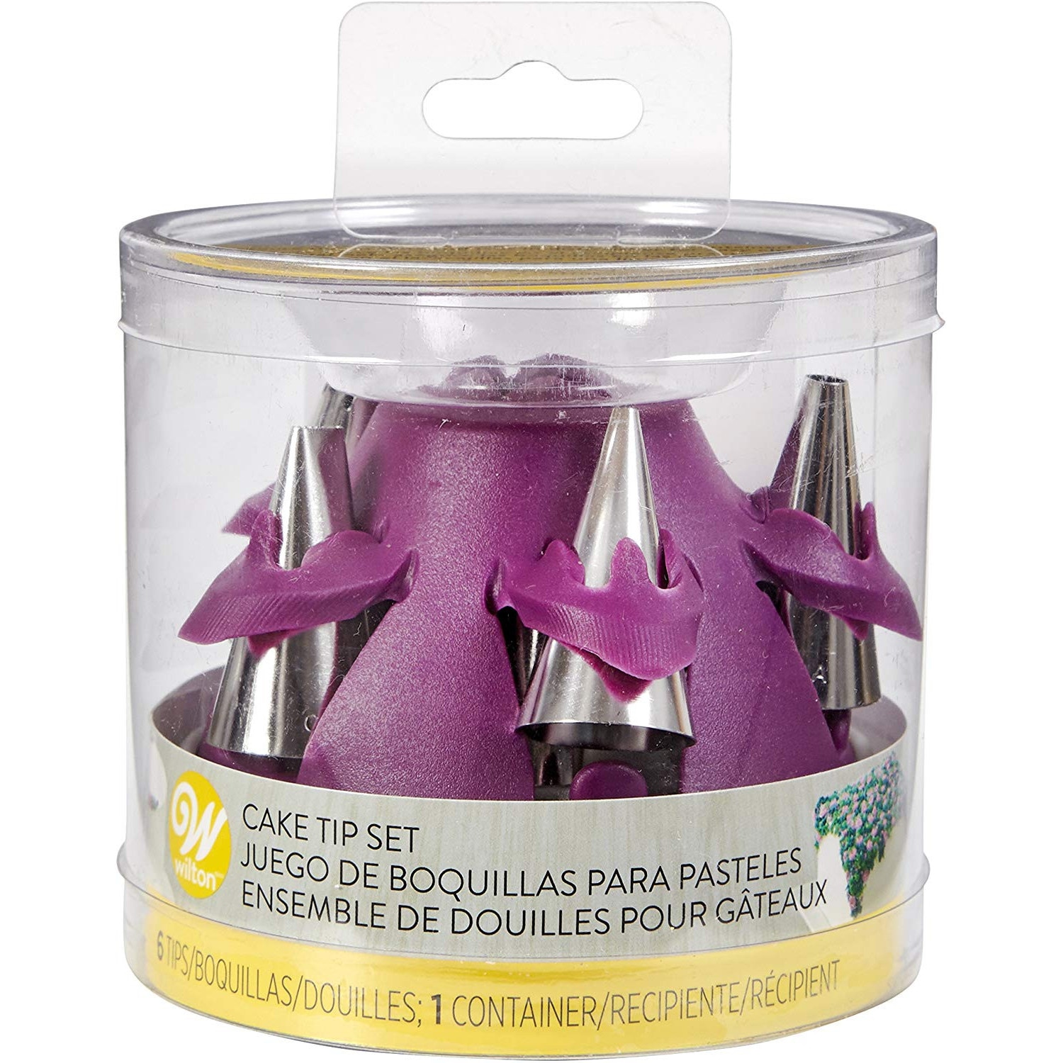 Set de ornare - dui de diferite marimi, 6 buc cu suport, Wilton