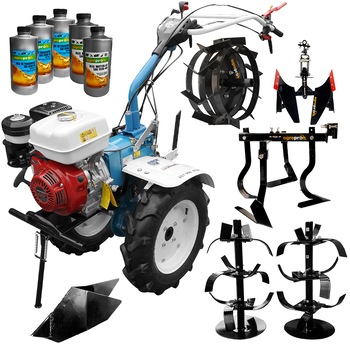Pachet motocultor profesional, AGT 9000, motor Honda GX270, 9Cp, benzina, ghidon reglabil, roti pneumatice, plug bilonat, freze lucru, latime lucru 90cm, cultivator, roti metal, plug reversibil, 5l ulei AgroPro Pachet motocultor profesional, AGT 9000, motor Honda GX270, 9Cp, benzina, ghidon reglabil, roti pneumatice, plug bilonat, freze lucru, latime lucru 90cm, cultivator, roti metal, plug reversibil, 5l ulei AgroPro