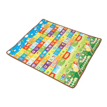 Covor educativ copii U-GROW cu 2 fete, 180 x 150 x 1 cm, Multicolor Covor educativ copii U-GROW cu 2 fete, 180 x 150 x 1 cm, Multicolor