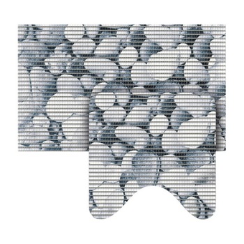 Set covorase-pres de baie,cu pietricele,culoare gri,2 dimensiuni,antiderapante,rezistente la temperaturi mari Set covorase-pres de baie,cu pietricele,culoare gri,2 dimensiuni,antiderapante,rezistente la temperaturi mari
