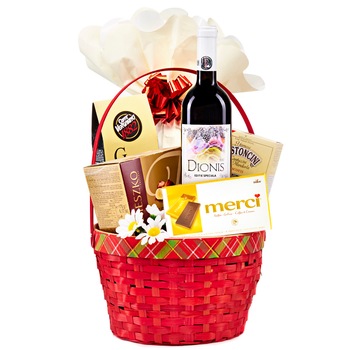 Cos cadou Cosul Iepurasului, GourmetGift, 1700g Cos cadou Cosul Iepurasului, GourmetGift, 1700g