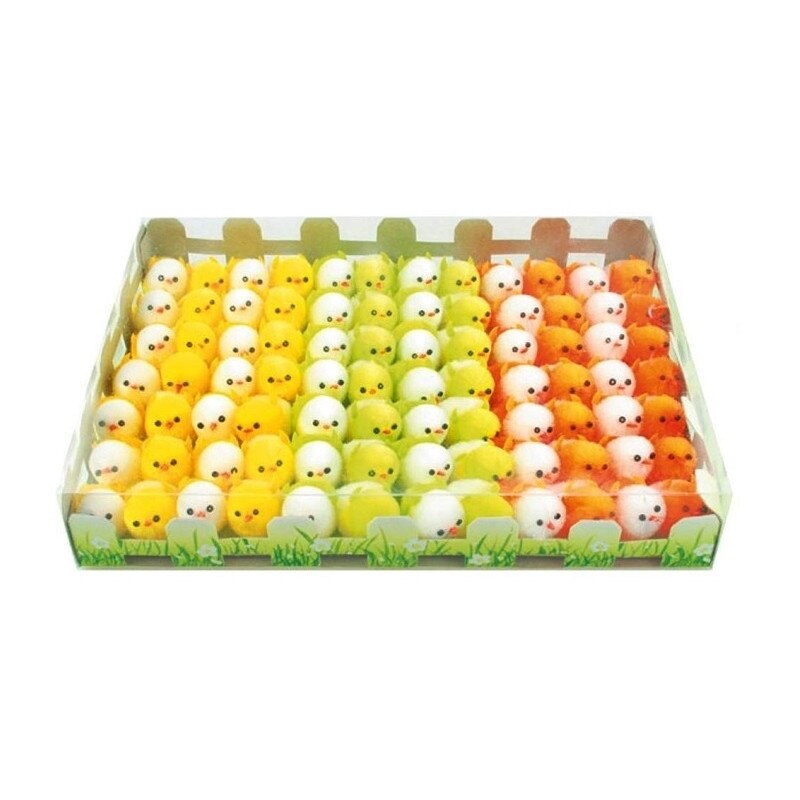 Set 84 puisori mini din plus in 3 culori diferite, 3 cm