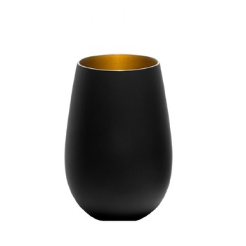 Set 6 Pahare Stolzle Olympic, negru (mat) auriu, 465 ml Set 6 Pahare Stolzle Olympic, negru (mat) auriu, 465 ml