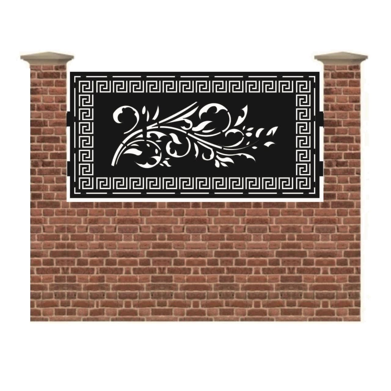 Panou de gard mic din tabla debitata cu plasma MAX 174 990x1940 mm